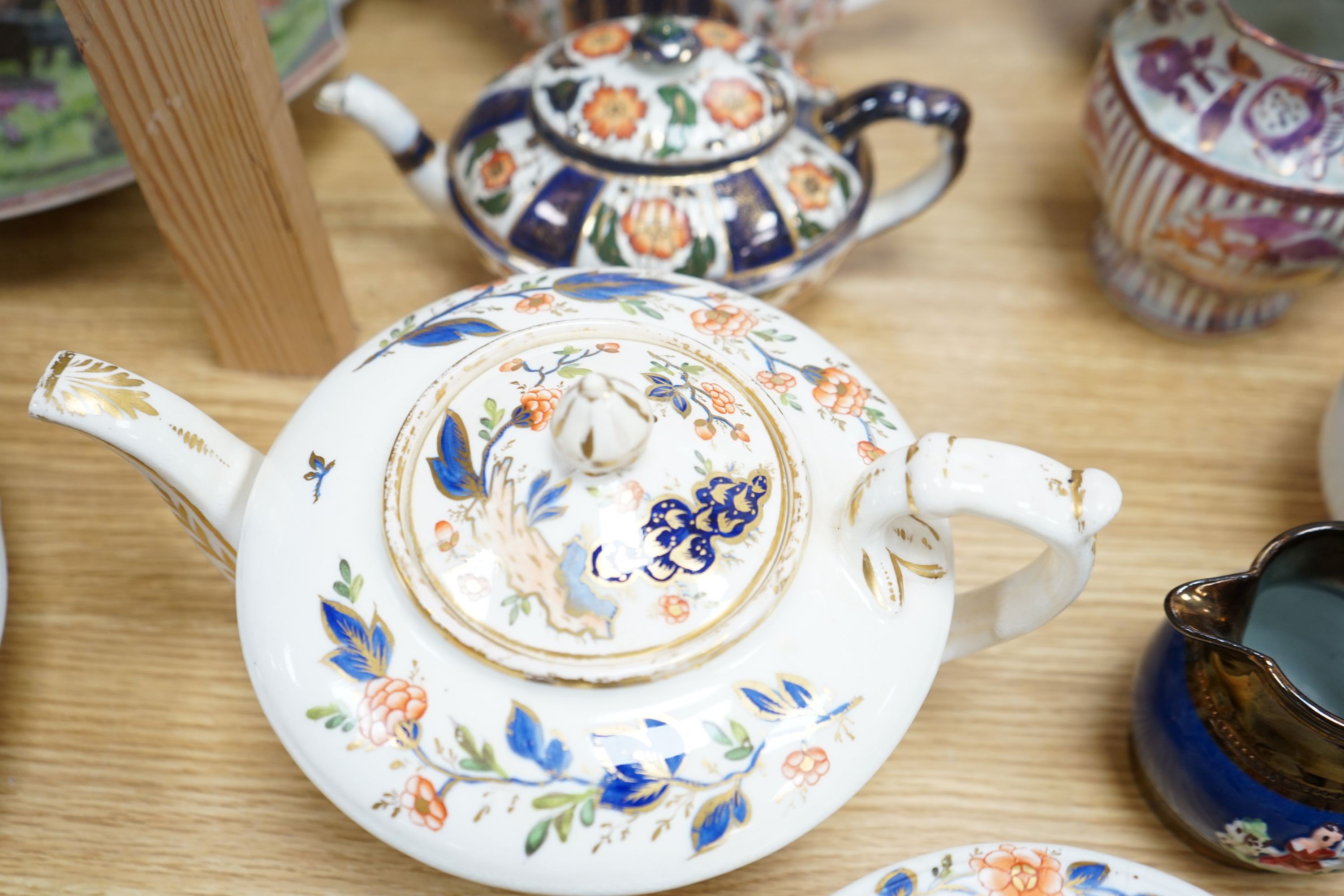 A group of 19th century English ceramics to include